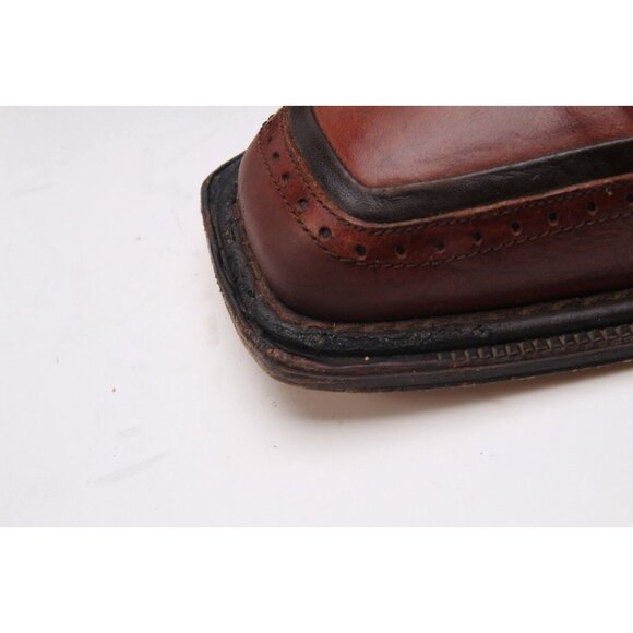 Mezlan Dress Shoes Oxfords Brown Leather Mens Lace Up 10 m - Picture 10 of 16